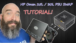 HP Omen 25L / 30L Power Supply Swap How To! Tutorial! GPU Upgrade Information!