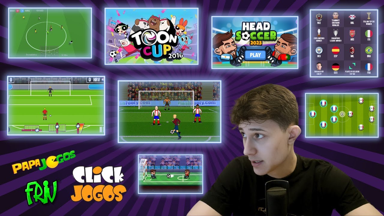 TESTANDO JOGOS DE FUTEBOL NO NAVEGADOR! - YouTube