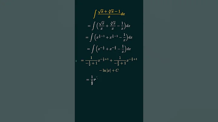 Indefinite Integral: Example (5)