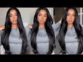 How to Cut Long Layers for beginners and Curl Hair with a Round Brush