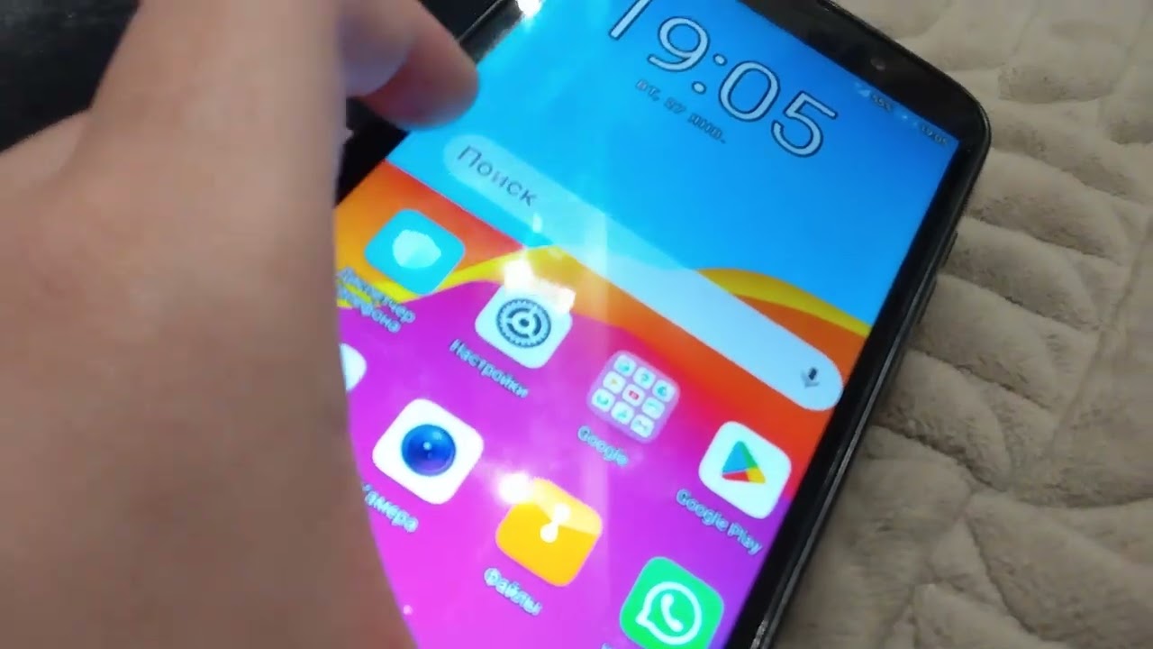 Распаковка телефон и Android и iPhone 