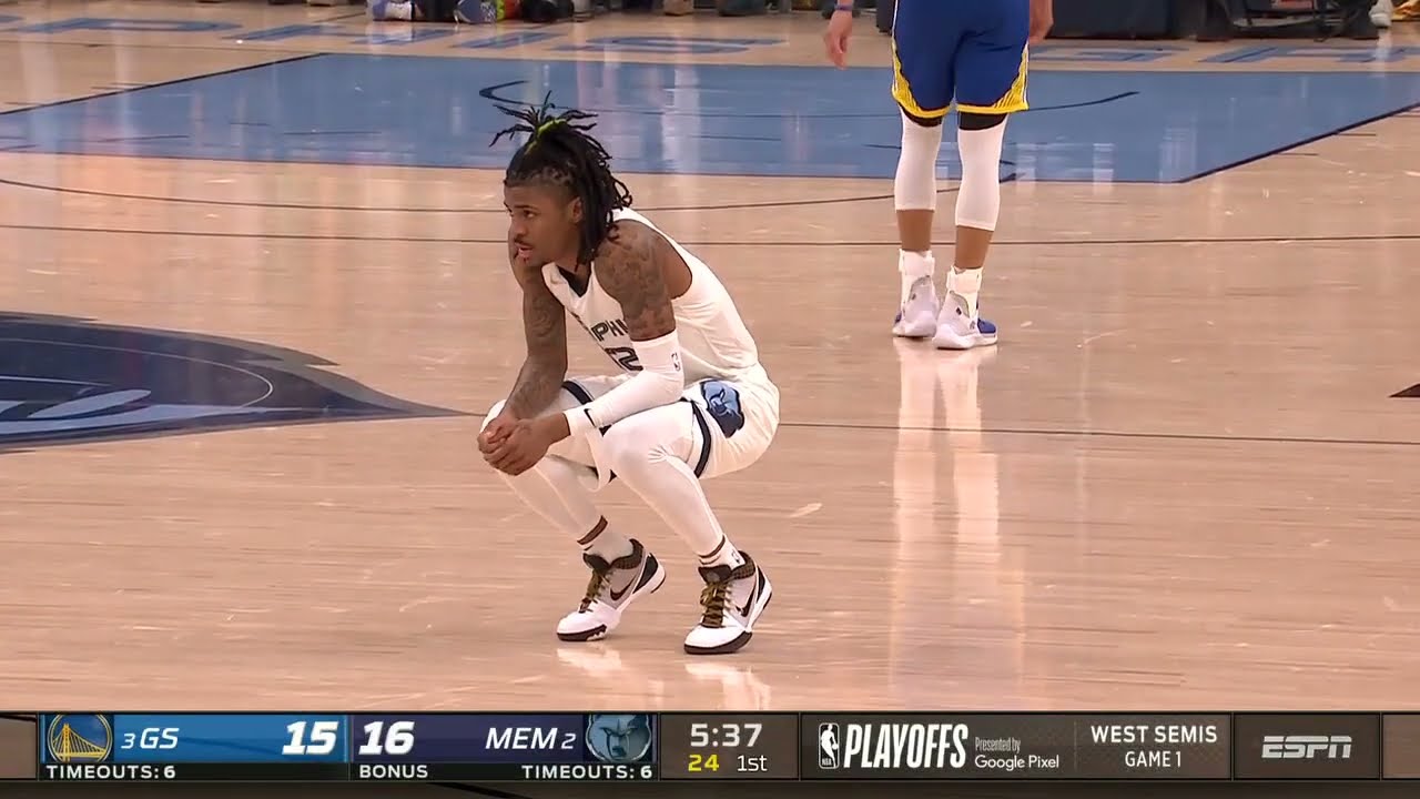 ja morant travel vs warriors