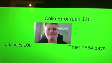 Colin Error (part 11)