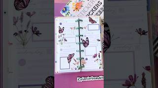 Butterfly Skinny Mini Plan with Me #planwithme #happyplanner #skinnyminihappyplanner