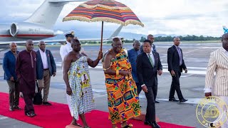 A Royal Send-Off Asantehene Departs Manhyia For Suriname And Barbados.