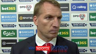 When Liverpool lost 6-1 to Stoke - Brendan Rodgers' reaction