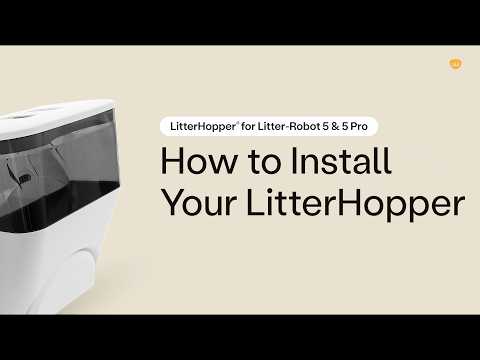 Litter-Robot 5 LitterHopper: Getting started guide