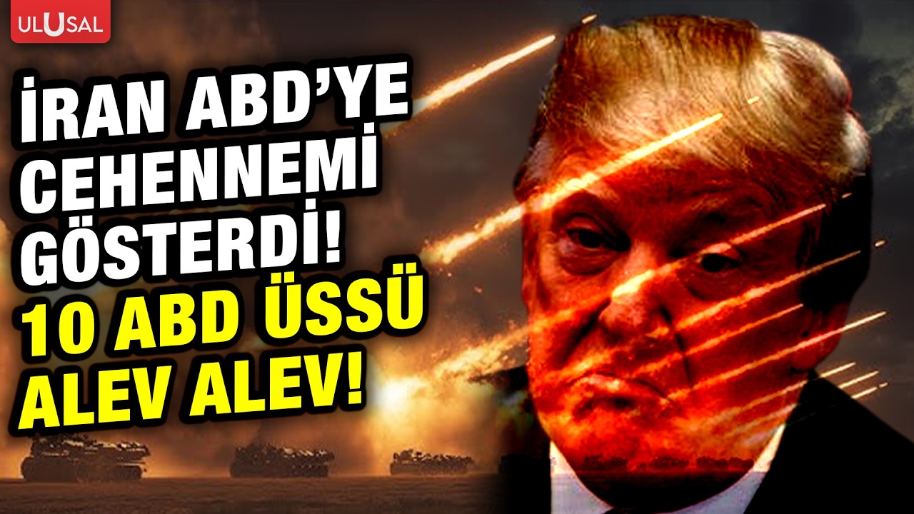 İran ABD'nin havasını söndürdü! 10 Amerikan üssü dümdüz edildi!