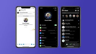 How how to set up dark mood in messenger?  watch the video till last screenshot 4