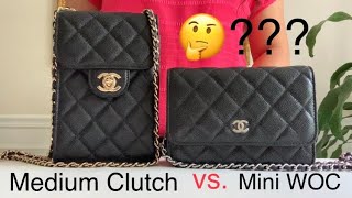 Chanel Mini Phone Holder Clutch 14320699