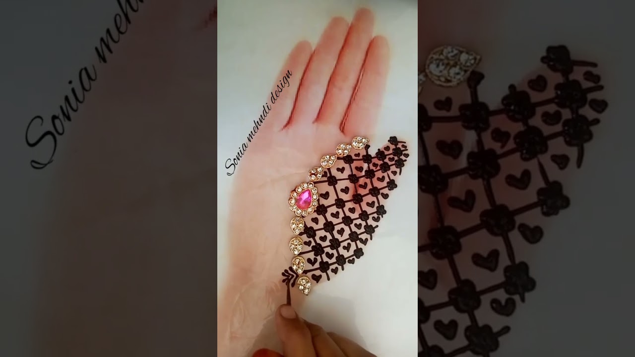 simple😍mehndi trick|new henna design|