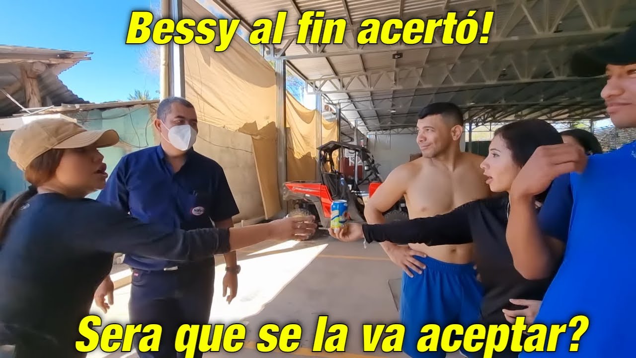 Bessy no se dió por vencida hasta quedar bien con el Sr de las bebidas.