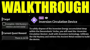 How to complete inversion circulation device quest the first descendant