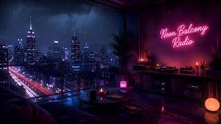 Midnight Neon Rain 🌧️ Relaxing Lofi Beats to Unwind & Focus