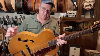 1941-42 Kay Silvertone “Wind-Chimes” archtop…Take 2! DEMO