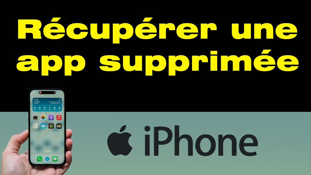 Comment Recuperer Une Application Supprimee Sur Iphone