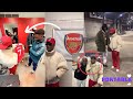 Wizkid Meets Bukayo Saka, Skepta And Portable In London, England | Arsenal vs Liverpool 3-1 Game