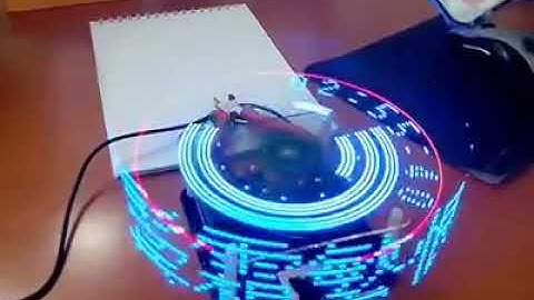 DIY Rotating LED clock Kit