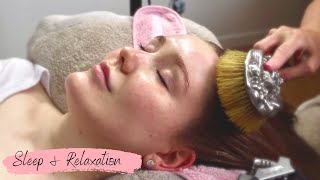 Face, Scalp Massage & Hair Brushing with relaxing music for ASMR sleep screenshot 2