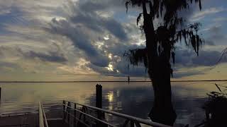 Sol On Fire --- an/other 4k timelapse experiment - at #sunset - down by the river #4k #timelapse
