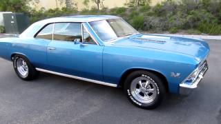 1966 Chevelle 396 Marina Blue Stunning