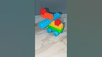 Building Blocks Airplane | Satisfying Diy | ASMR Sound #asmr #buildingblocks #shorts #shortvideo