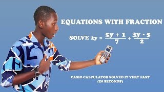 HOW TO SOLVE ALGEBRAIC FRACTION IN SCIENTIFIC CALCULATOR FAST: Casio fx-991 es plus