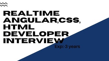 Angular Interview questions and Answers|Interview experience