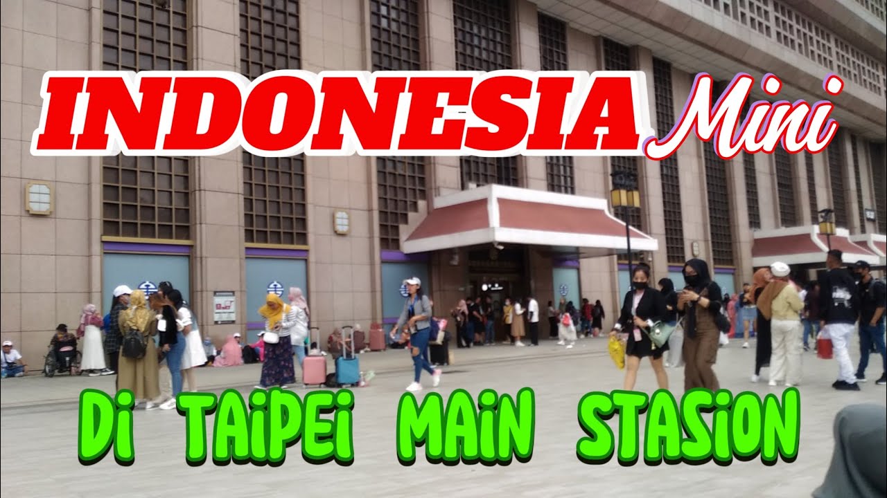 На главном вокзале Тайбэя (TMS) есть Мини-Индонезия.