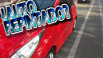 ¿Se puede saber si un coche ha sido repintado?