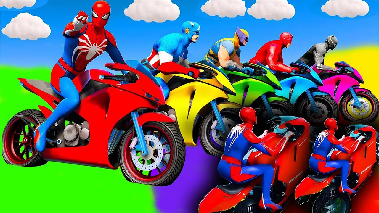 الرجل العنكبوت انقاذ باتمان Spider-Man Rescue batman vs iron man vs venom funny Game GTA 5 superhero