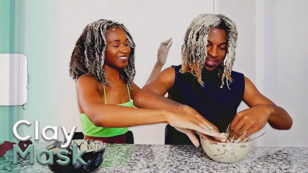Trying The AZTEC HEALING CLAY MASK On Our 4B Natural Hair