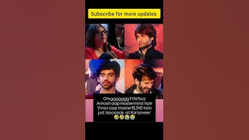 Big boss 18 Media says Avinash Mastermind & Vivian Masterblind #ytshorts #shortsfeed #shorts