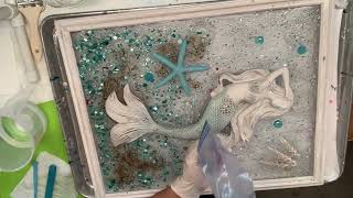 Fun with Frames- Mermaid Epoxy Resin Art