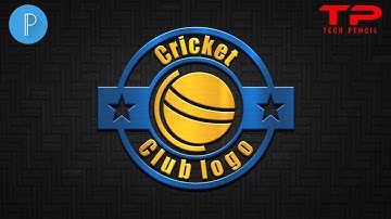 How to make cricket logo on Android - Pixellab Tutorials - Tech Pencil