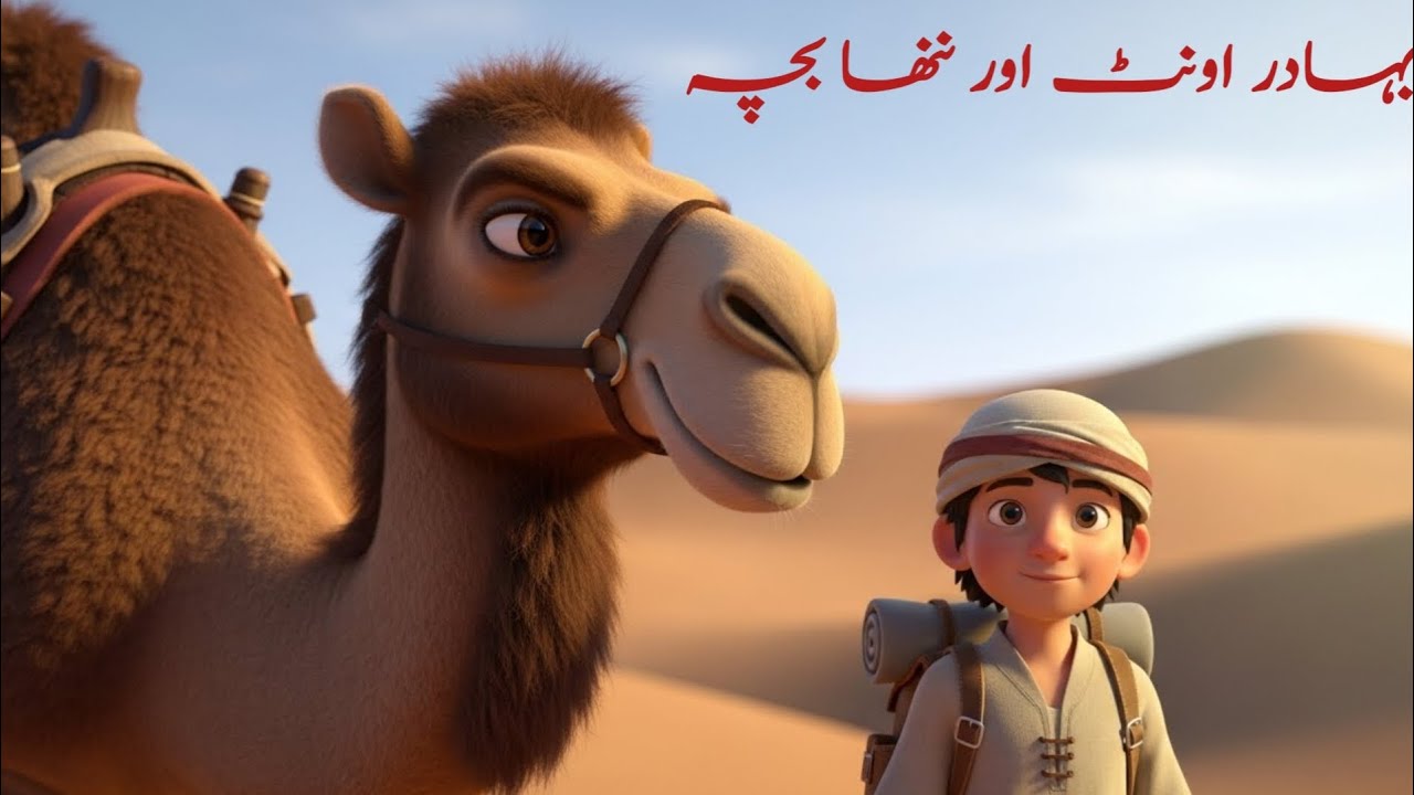 “The Brave Camel and the Little Desert Traveler” 