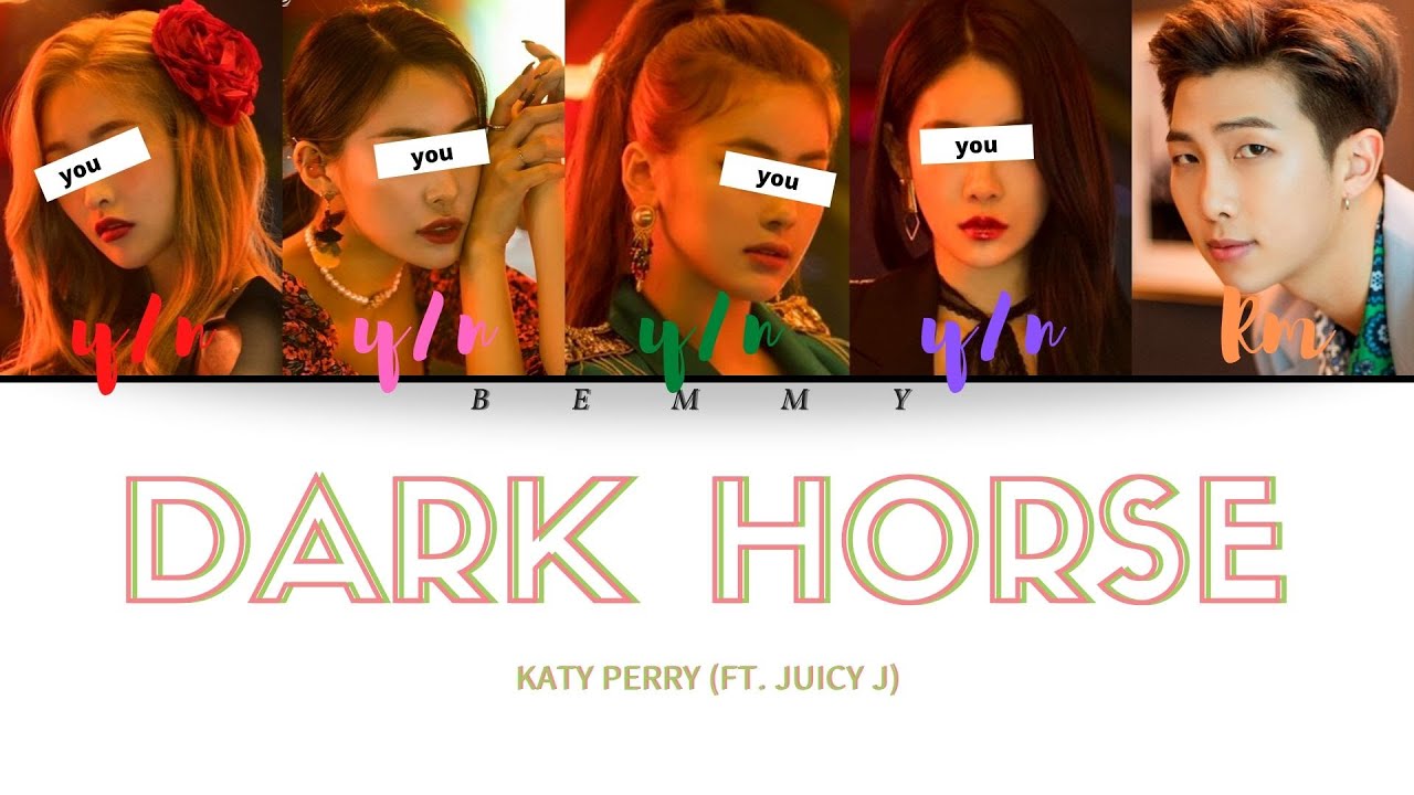Your Girlgroup (4 members) + RM (BTS) - Dark Horse [KATY PERRY] [Color Coded Lyrics ENG]