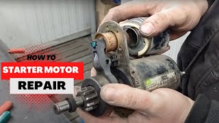 How To Repair Starter Motor Valeo  Chevrolet - Opel - Daewoo - Vauxhall - D6RA162 screenshot 1