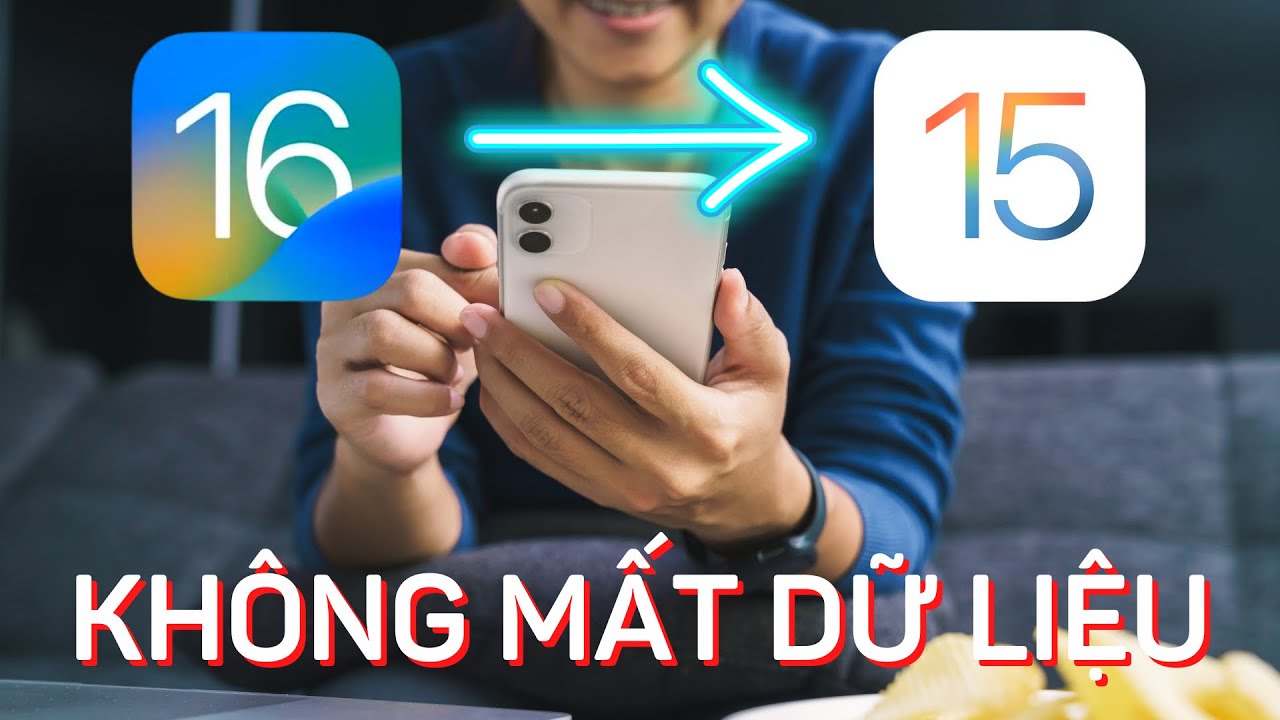 Cách hạ cấp iOS 16 beta về iOS 15.5 không mất dữ liệu