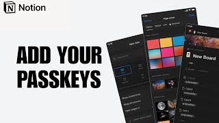How To Add Your Passkeys On Notion App | Step By Step
