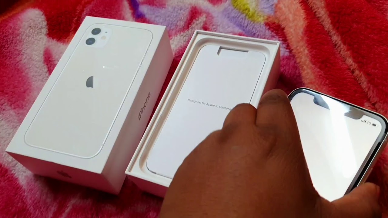 Unboxing iPhone 11 Beautiful White
