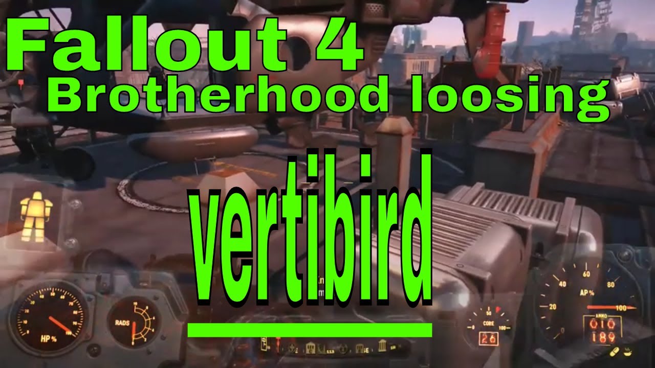 Fallout 4 Stealing Brotherhood vertibird (1) YouTube