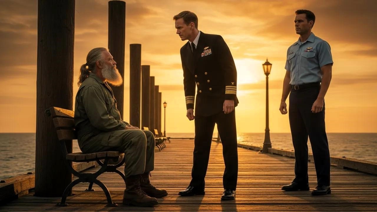 Porucznik zapytał żartem bezdomnego weterana o rangę – odpowiedź, która zamilkła całe molo