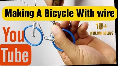 How To Make A Bicycle With Wire !!