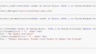 Make An Update Manager VB2008