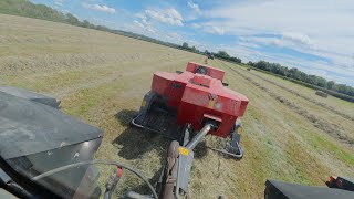 Tedder Shaft Broken Bailing Hay!