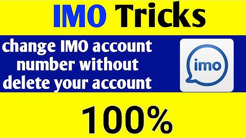 How To Change IMO Account Without Uninstalled IMO Account # Trending Tech Zone
