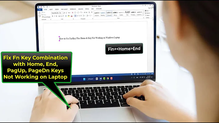 How to Fix Fn Key Plus Home & End Key Not Working on Windows Laptop