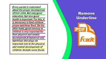 How to Get Rid of Underline in PDF Without Hassle in Foxit PDF Editor