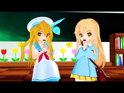 【拝啓ドッペルゲンガー】ちび霧雨魔理沙達でHaikei Doppelganger【東方MMD】